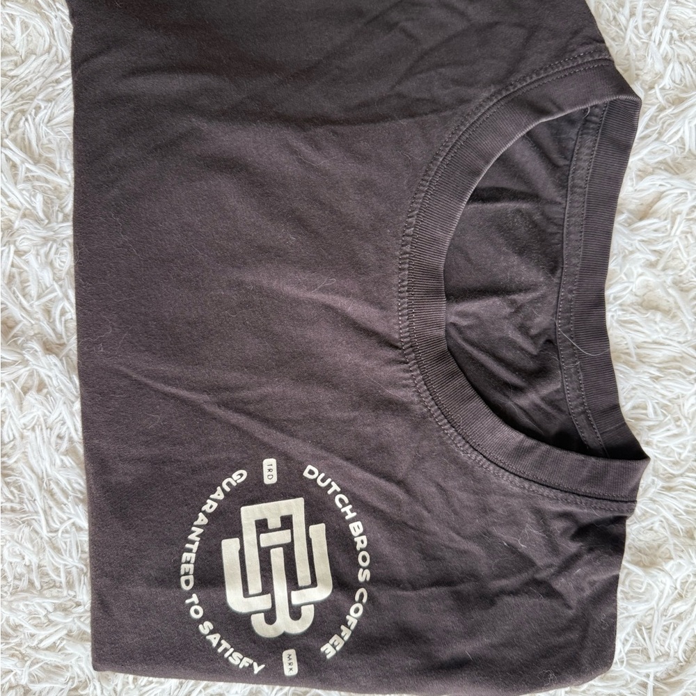 Dutch Bros Black Tee with Logo